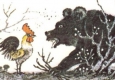 Медведь и петух