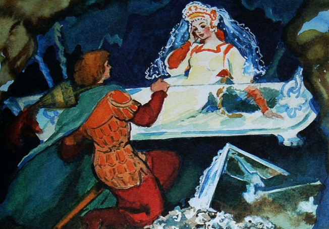 Раскраски раскраски сказка о мертвой царевне и семи богатырях скачать и распечатать бесплатно