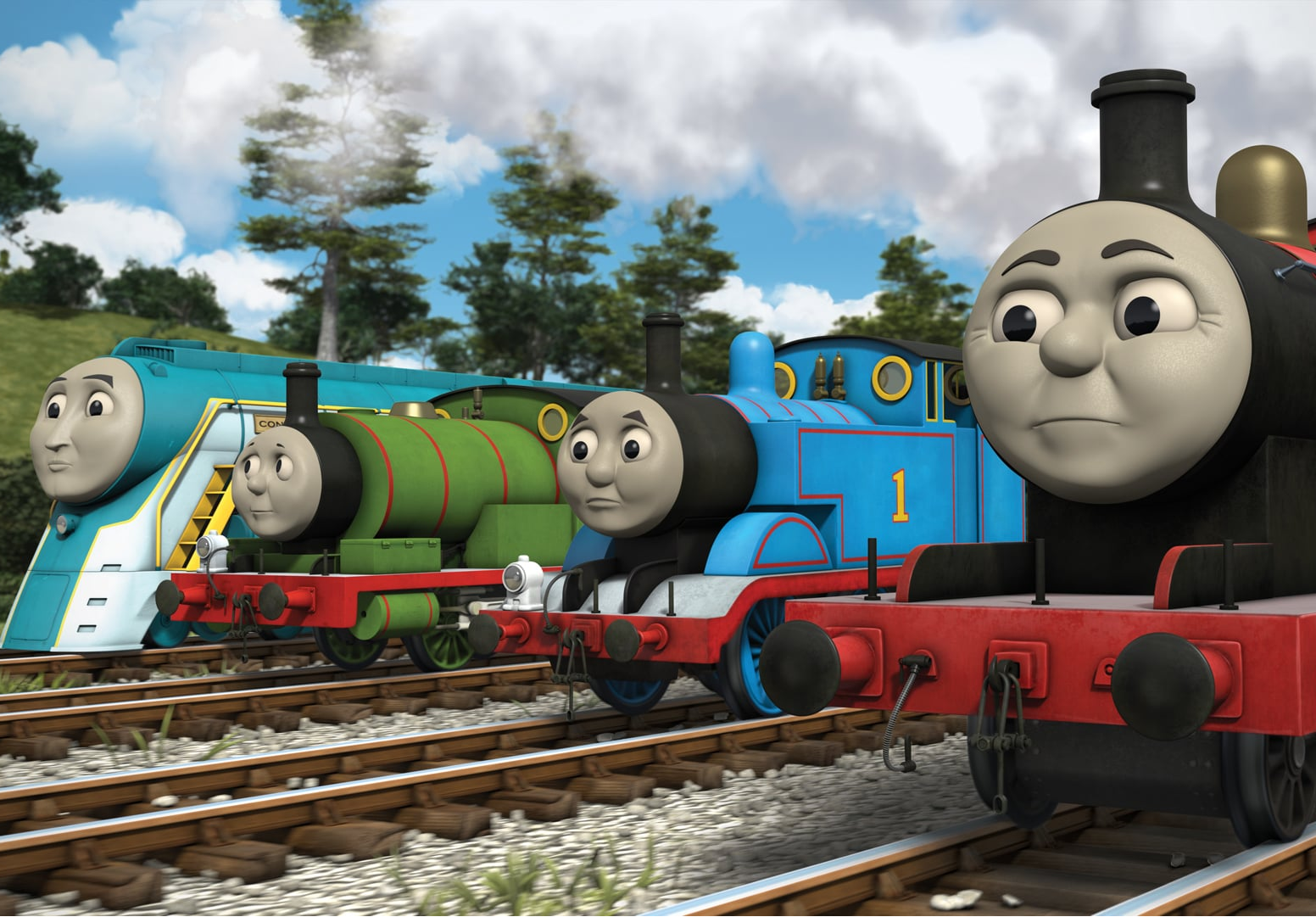 Аудиосказка Thomas The Tank Engine - Train Stops Play