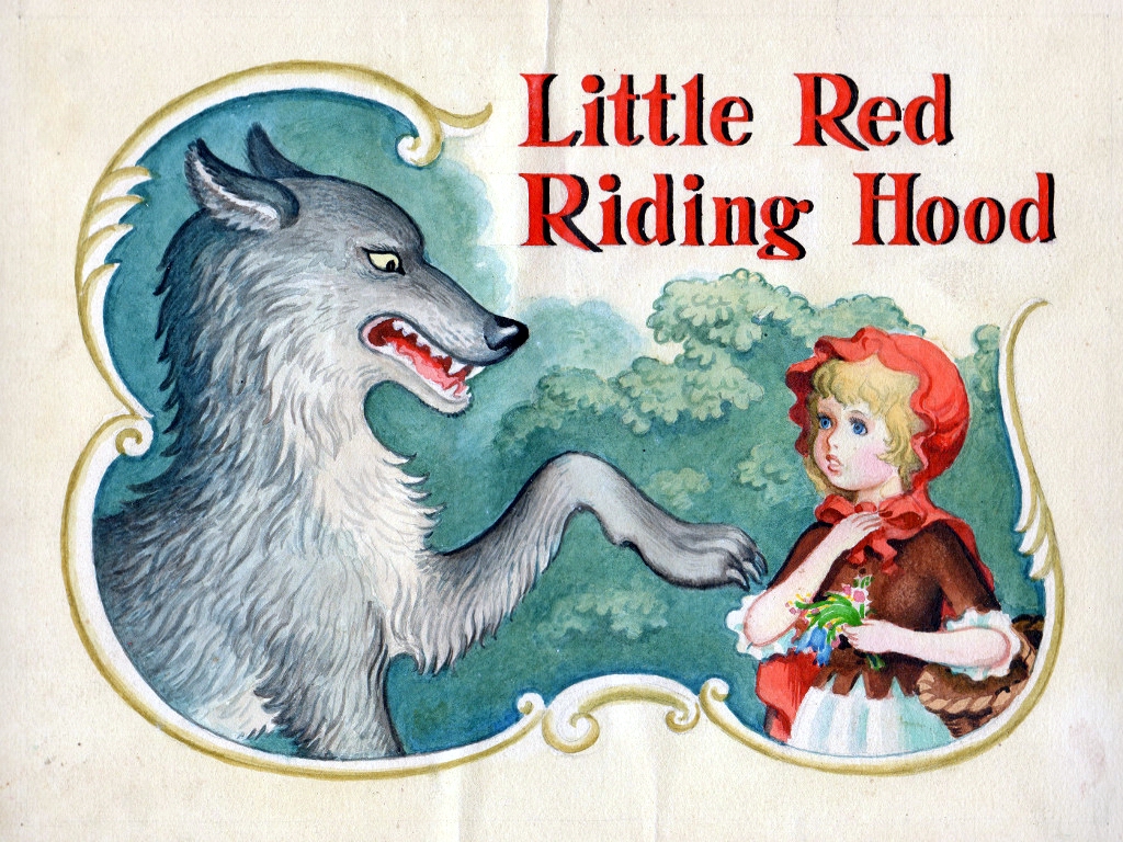 Диафильм Красная Шапочка - Little Red Riding Hood (1989) [Рус-Eng]