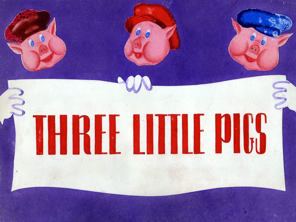  Три поросёнка - Three Little Pigs (1982) [Рус-Eng]