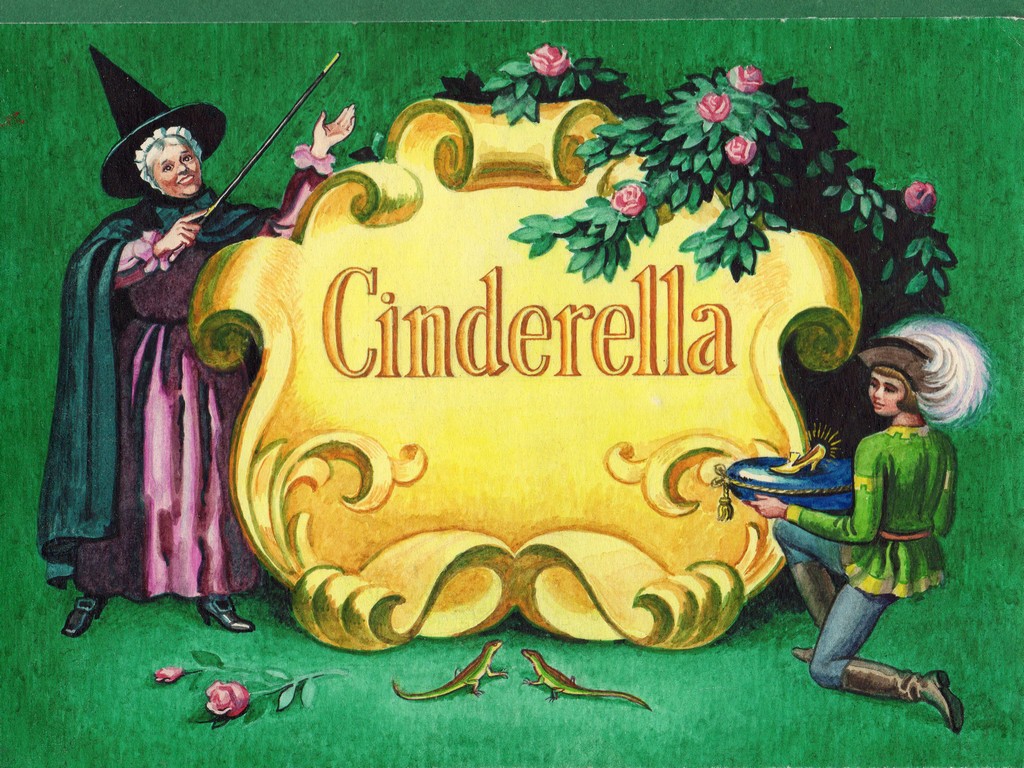 Диафильм Золушка - Cinderella (1989) [Рус-Eng]