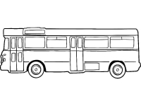 Мультик — Раскраска. Учим Цвета — Городской транспорт — Автобус, Троллейбус, Маршрутка