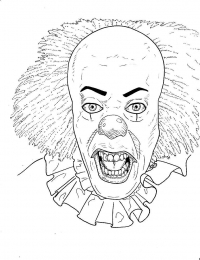 Рисунок клоуна лицо - 68 фото