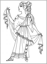 Мифы древней греции раскраска